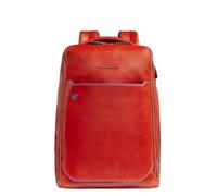 Piquadro - Blue square 14"-Laptop-Rucksack - Hochwertiges Leder - Braun - Unisex