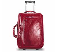 Piquadro Blue Square 2-Rollen Businesstrolley Leder 51 cm Laptopfach rot