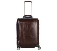 Piquadro Blue Square Cabin Trolley Front Pocket 15.6" mahogany