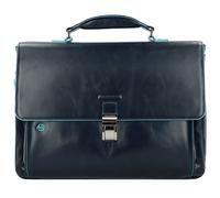 Piquadro Blue Square Aktentasche II Leder 40 cm Laptopfach blau