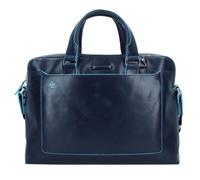 Piquadro Blue Square Aktentasche III Leder 40 cm Laptopfach blau