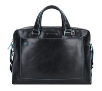 Piquadro Blue Square Aktentasche III Leder 40 cm Laptopfach schwarz