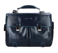 Piquadro Schulranzen Cartella Blue Square Blau 17 L