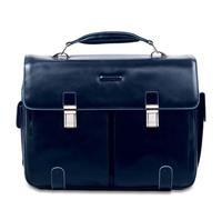 Piquadro Blue Square Aktentasche mit Doppelverschluss Blau - Farb-Varianten: Blau