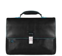 Piquadro Blue Square Aktentasche mit erweiterbarem Griff Schwarz - Farb-Varianten: Schwarz