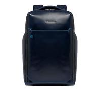Piquadro Lederrucksack Blue Square mit 15,6 Computerfach, blau