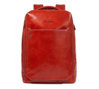 PIQUADRO Blue Square Backpack 2 Compartments 15,6" Orange