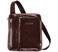 PIQUADRO - BLUE SQUARE Bodybag Borsello Piatto In Pelle Mo Mogano Dunkelbraun