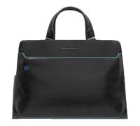 Piquadro Blue Square Aktentasche Leder 42 cm Laptopfach black (TAS021504) schwarz