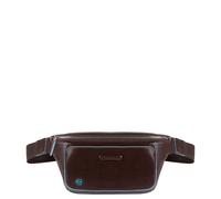 Piquadro Blue Square Bum Bag mahogany