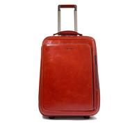 Piquadro 2-Rollen Trolley orange, Leder, 38 x 51 x 23cm