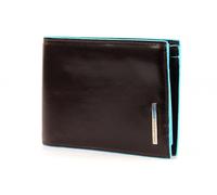 PIQUADRO Blue Square Classic Wallet RFID Mogano