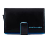 PIQUADRO Blue Square Compact Wallet Black