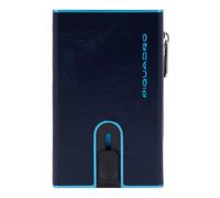 PIQUADRO Blue Square Compact Wallet Night Blue