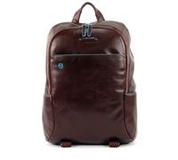 PIQUADRO Blue Square Computer Backpack Dark Brown
