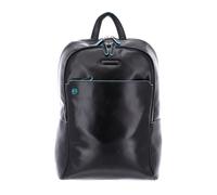 Piquadro Blue Square Laptop-Rucksack schwarz, Leder, Herren