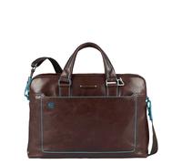 Piquadro Blue Square Kurzgriff-Laptoptasche mit iPad®-Fach, Schirm/ Flaschentasche Mahagoni