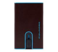 Piquadro Blue Square Kreditkartenetui RFID Schutz Leder 6.5 cm mahogany (TAS021650)