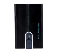 Piquadro Blue Square Kreditkartenetui mit Schiebesystem und RFID-Blocker schwarz