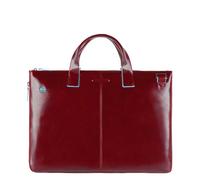 Piquadro Blue Square Expandable Slim Computer Bag 15.6" red