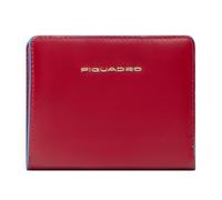 Piquadro Blue Square Geldbörse RFID Schutz Leder 11 cm rot