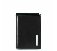 Piquadro Blue Square Geldklammer mit Kreditkartenhalter und mit RFID-Betrugsschutz, Schwarz - Farb-Varianten: Schwarz