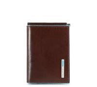 Piquadro Blue Square Geldklammer mit Kreditkartenhalter und RFID-Betrugsschutz, Dunkelbraun - Farb-Varianten: Dunkel Braun