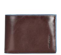Piquadro Blue Square Men's Wallet With Coin Pocket mahogany