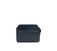 Piquadro Blue Square Umhängetasche Leder 27 cm blau