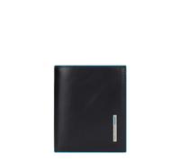 Piquadro Blue Square kleine Herren-Geldbörse, aufrecht, schwarz - Farb-Varianten: Schwarz