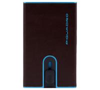 Piquadro Blue Square - Kreditkartenetui 11cc 10 cm RFID (mahogany)