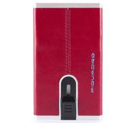 Piquadro Blue Square Kreditkartenetui RFID Leder 6 cm rot