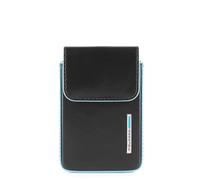 Piquadro Blue Square-Kreditkartenhalter mit einfachem Zugsystem Schwarz - Farb-Varianten: Schwarz