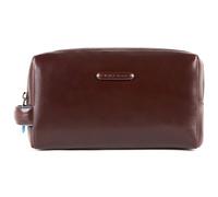 Piquadro Blue Square Kulturbeutel Leder 25 cm rot