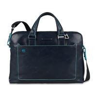 Piquadro Blue Square Aktentasche III Leder 40 cm Laptopfach blau