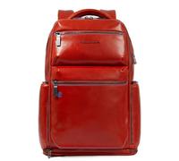 Piquadro - Blue square Laptop-Rucksack (15,6 Zoll) - Hochwertiges Leder - Kupferfarben - Unisex