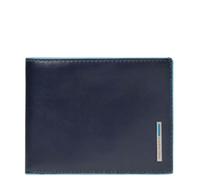 Piquadro Blue Square Men's Wallet With Coin Pocket night blue