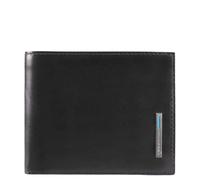Piquadro Blue Square Men's Wallet With Flip Up/Coin Pocket black