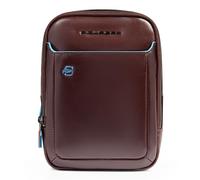 Piquadro Blue Square Mini Bag Umhängetasche Leder 17 cm braun