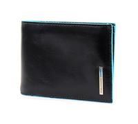 Piquadro Blue Square Münzbörse, 0.43 liters, Blau (Blu Notte)