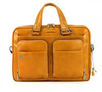 PIQUADRO Blue Square Portfolio Computer Briefcase Giallo