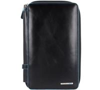 Piquadro Blue Square Reisepaassetui Leder 14 cm schwarz