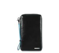 Piquadro Blue Square Reisetasche aus Leder - Farb-Varianten: Schwarz