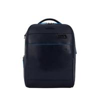 Piquadro Blue Square Revamp 14" Laptop-Rucksack aus Leder, blau - Farb-Varianten: Blau