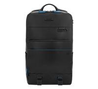 Piquadro - B2 Revamp Rucksack RFID Schutz Leder 43 cm Laptopfach Rucksäcke Schwarz Herren
