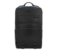 Piquadro - B2 Revamp Rucksack RFID Schutz Leder 43 cm Laptopfach Rucksäcke Schwarz Herren