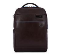 PIQUADRO Blue Square Revamp Computer Backpack Anti-Theft Mahogany