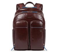 Piquadro Blue Square Revamp Laptoprucksack mit iPad®-Fach, RFID-Blocker Mahagoni