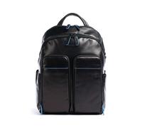 PIQUADRO Blue Square Revamp Computer Backpack with Pocket Nero