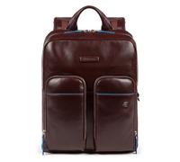 Piquadro Blue Square Revamp Rucksack RFID Leder 42 cm Laptopfach rot